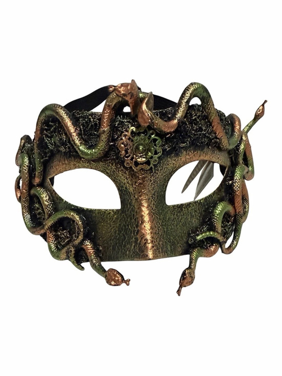 Unbranded Other - Venetian phantom woodland medusa snake masquerade mask costume halloween